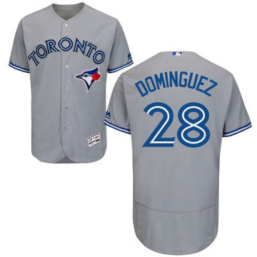 Matt Dominguez Toronto Blue Jays gray Road jersey