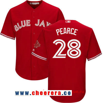Steve Pearce Toronto Blue Jays red jersey