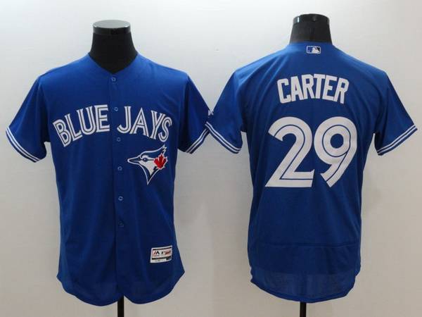 Joe Carter Toronto Blue Jays blue jersey
