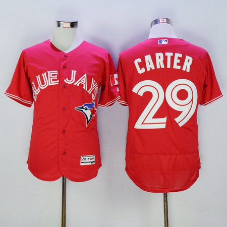 Joe Carter Toronto Blue Jays red jersey