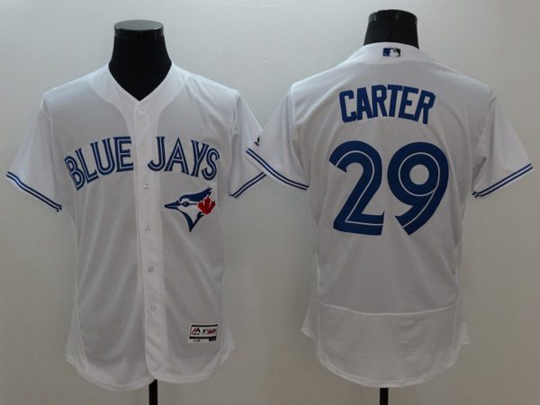 Joe Carter Toronto Blue Jays white jersey