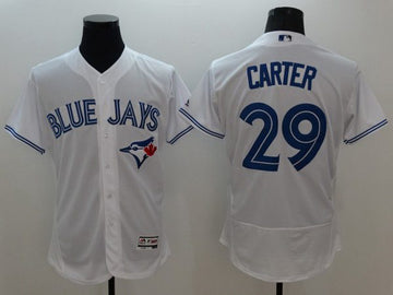 Joe Carter Toronto Blue Jays white jersey
