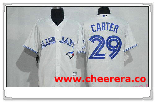 Joe Carter Toronto Blue Jays white jersey