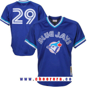 Joe Carter Toronto Blue Jays royal Throwback jersey