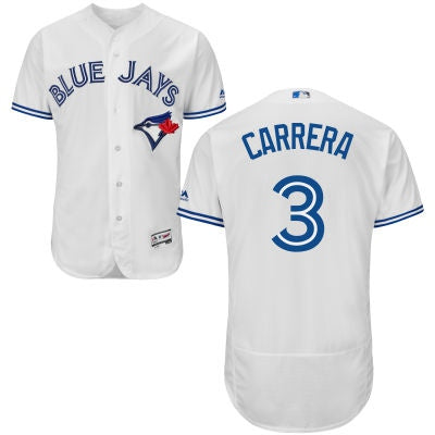 Ezequiel Carrera Toronto Blue Jays white Home jersey