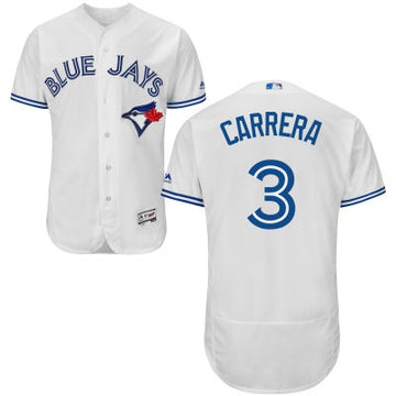 Ezequiel Carrera Toronto Blue Jays white Home jersey