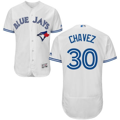 Jesse Chavez Toronto Blue Jays white Home jersey