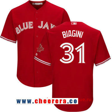 Joe Biagini Toronto Blue Jays red jersey
