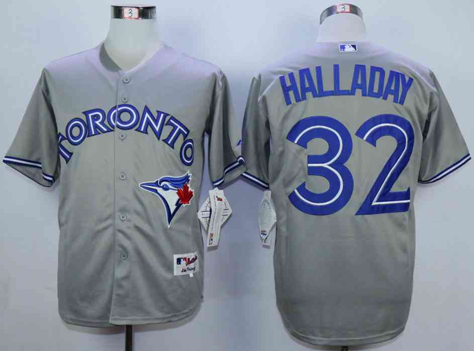 Roy Halladay Toronto Blue Jays grey jersey
