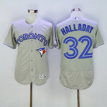 Roy Halladay Toronto Blue Jays gray jersey
