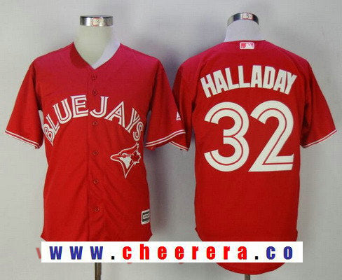 Roy Halladay Toronto Blue Jays red jersey