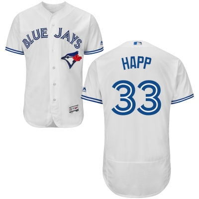 J. A. Happ Toronto Blue Jays white Home jersey