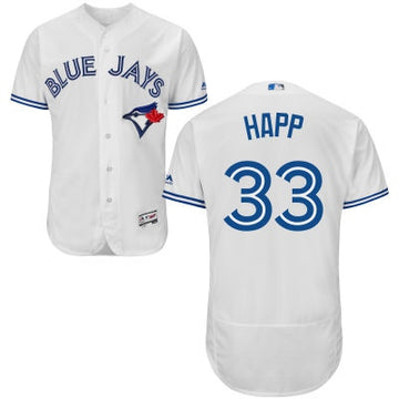 J. A. Happ Toronto Blue Jays white Home jersey