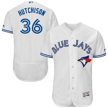 Drew Hutchison Toronto Blue Jays white Home jersey