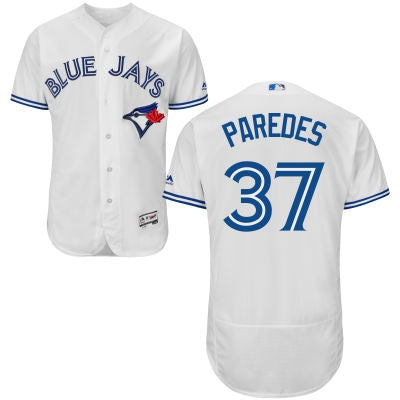 Jimmy Paredes Toronto Blue Jays white Home jersey