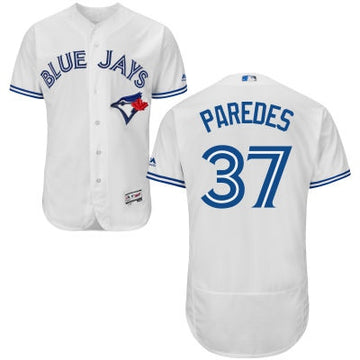Jimmy Paredes Toronto Blue Jays white Home jersey
