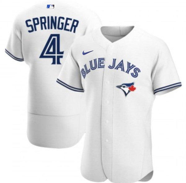 George Springer Toronto Blue Jays white jersey