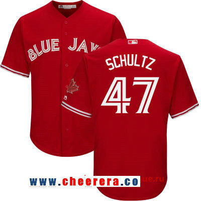 Bo Schultz Toronto Blue Jays red jersey