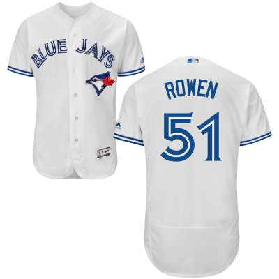 Ben Rowen Toronto Blue Jays white Home jersey