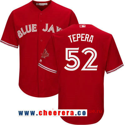 Ryan Tepera Toronto Blue Jays red jersey