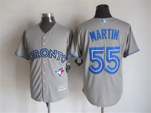 Russell Martin Toronto Blue Jays gray Away jersey
