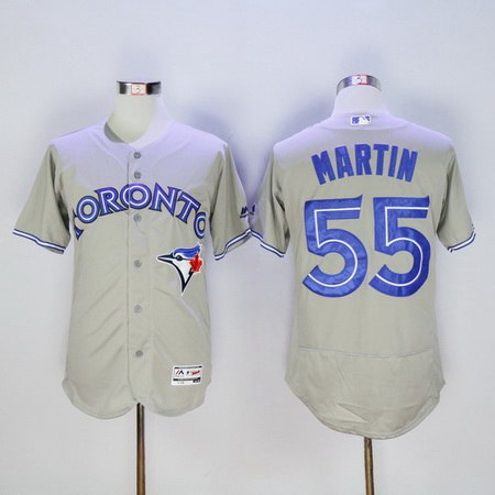 Russell Martin Toronto Blue Jays gray jersey