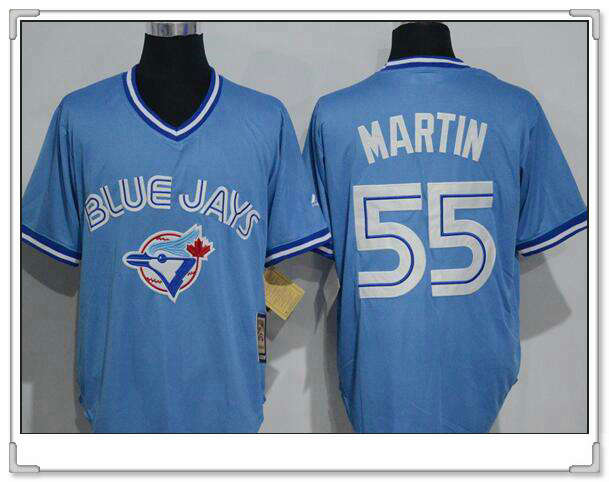 Russell Martin Toronto Blue Jays blue Cooperstown jersey