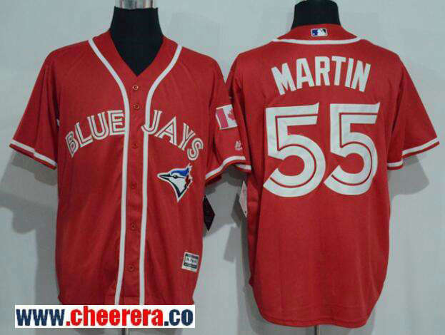 Russell Martin Toronto Blue Jays red jersey