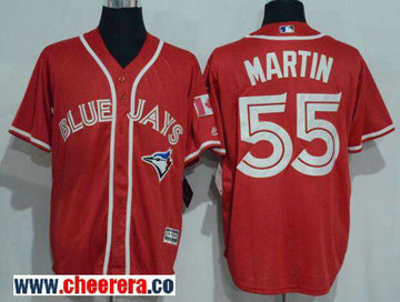 Russell Martin Toronto Blue Jays red jersey