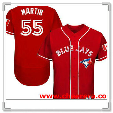 Russell Martin Toronto Blue Jays red jersey