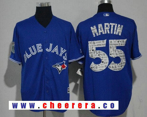 Russell Martin Toronto Blue Jays royal jersey