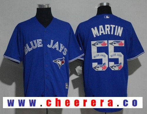 Russell Martin Toronto Blue Jays royal jersey
