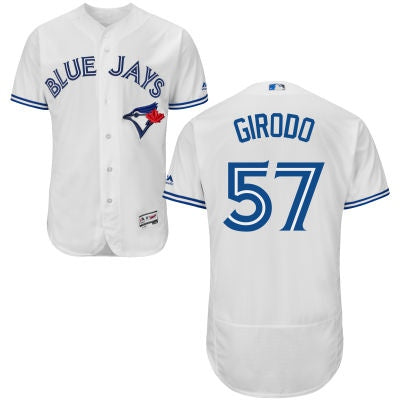 Chad Girodo Toronto Blue Jays white Home jersey