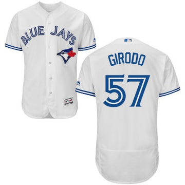 Chad Girodo Toronto Blue Jays white Home jersey