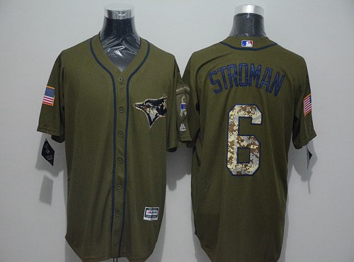 Marcus Stroman Toronto Blue Jays green Salute To Service jersey