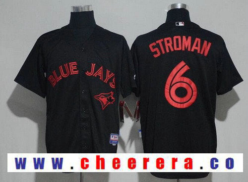 Marcus Stroman Toronto Blue Jays black Lights Out jersey