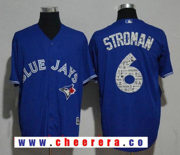 Marcus Stroman Toronto Blue Jays royal jersey