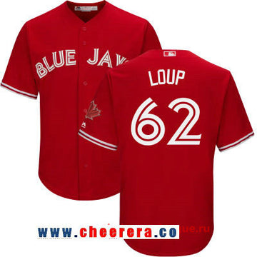 Aaron Loup Toronto Blue Jays red jersey