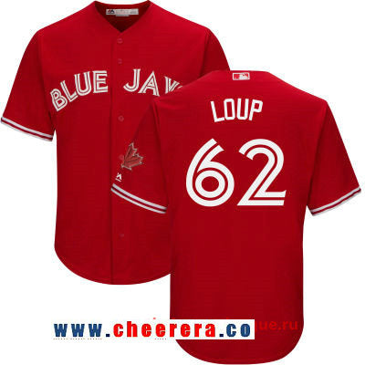 Aaron Loup Toronto Blue Jays red jersey