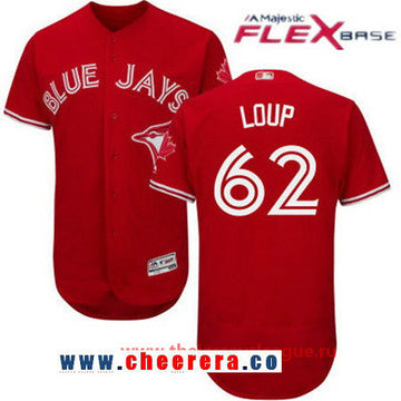 Aaron Loup Toronto Blue Jays red jersey