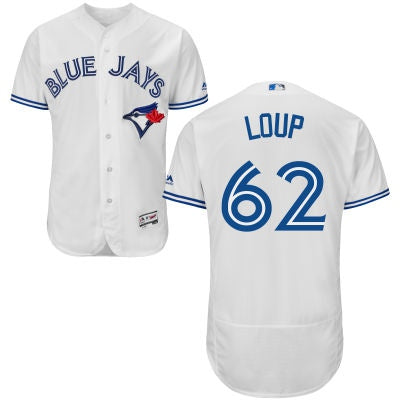 Aaron Loup Toronto Blue Jays white Home jersey