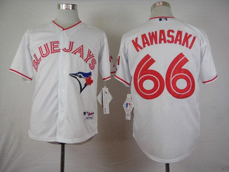 Munenori Kawasaki Toronto Blue Jays white Home jersey