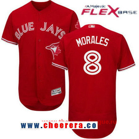 Kendrys Morales Toronto Blue Jays red jersey