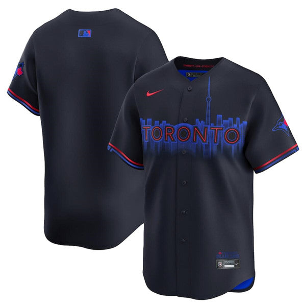 Custom Toronto Blue Jays black City Connect jersey