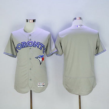 Custom Toronto Blue Jays gray jersey