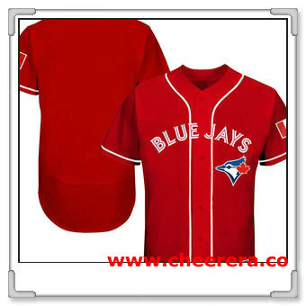 Custom Toronto Blue Jays red jersey