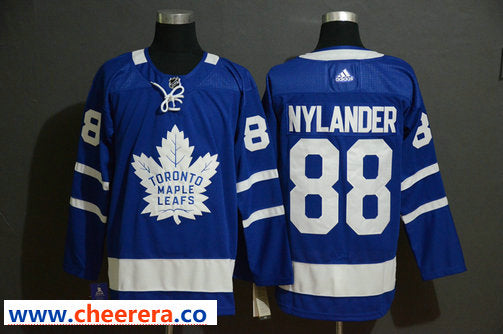 William Nylander Toronto Maple Leafs blue jersey