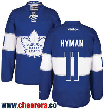 Zach Hyman Toronto Maple Leafs blue Classic jersey