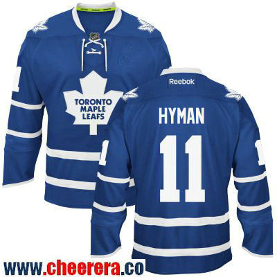 Zach Hyman Toronto Maple Leafs blue jersey