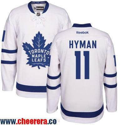 Zach Hyman Toronto Maple Leafs white Away jersey